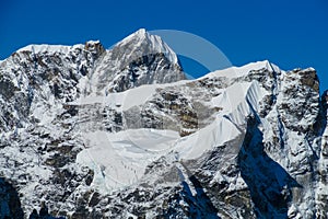 Himalayas Everest base camp trek valley views, EBC Nepal