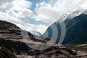 Himalayas landscape, Annapurna circuit trek