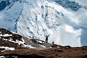 Himalayas landscape, Annapurna circuit trek