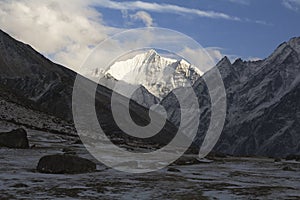 Nepal Himalayas, Yala Peak in Langtang National Park