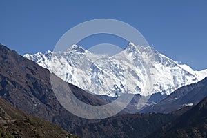 Himalayas, Mount Everest and Lothse