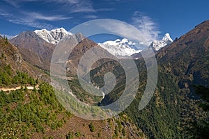 Himalayas mountain landscape in Everest region, Nepal