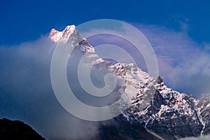 Himalayas mountain range near Annapurna