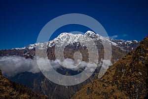 Himalayas mountain range near Annapurna