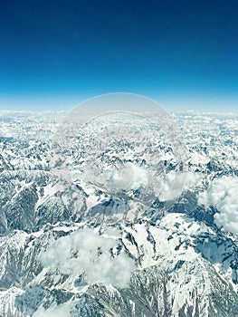 Himalayas mountain view photo