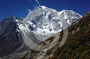 Himalayas mountains, Sagarmatha national park, Solukhumbu, Nepal photo