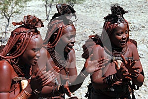 Himba Tribespeople of Damaraland in Namibia