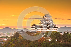 Himeji Castle in the autumn season