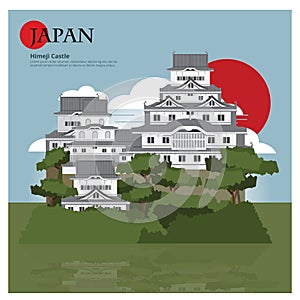 Himeji Castle Japan Landmark and Travel Attractions