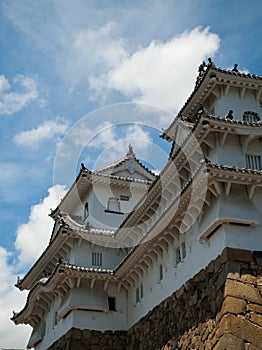 Himeji Castle Japan white heron
