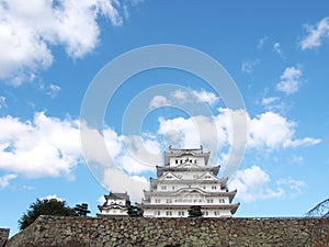 Himeji castle, the white castle in Japan.