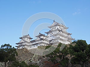 Himeji castle, the white castle in Japan.