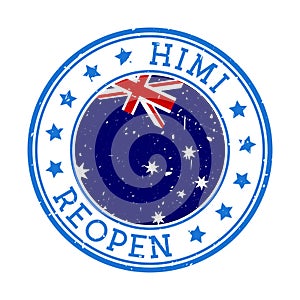 HIMI Reopening Stamp.