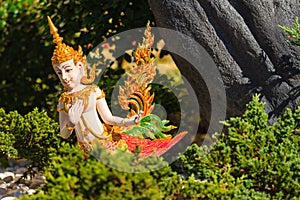 Himmapan creature at Royal Cremation Structure , Bangkok in Thai