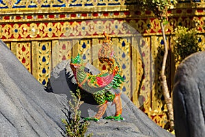 Himmapan creature at Royal Cremation Structure , Bangkok in Thai