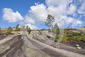 Himmelriket is a rocky slope near Gautefall