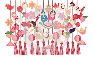 Hina Matsuri Japanese Girls Festival celebration card