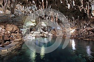 Hinagdanan cave in Panglao, Bohol, in the Philippines