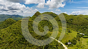 Hinakpan Chocolate Hills. Philippines.