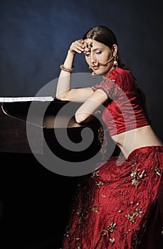 Hindu bride ready for marriage