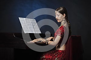 Hindu bride ready for marriage