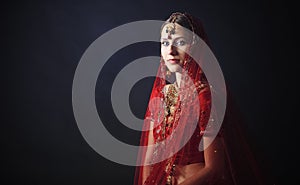 Hindu bride ready for marriage