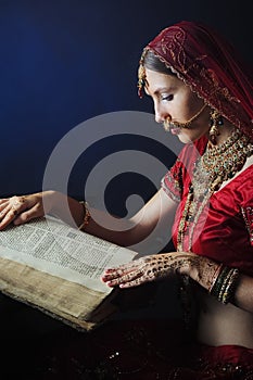 Hindu bride ready for marriage