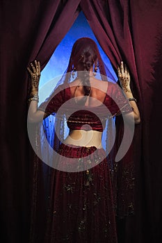 Hindu bride ready for marriage