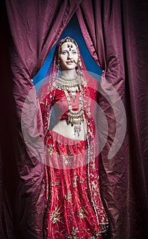 Hindu bride ready for marriage