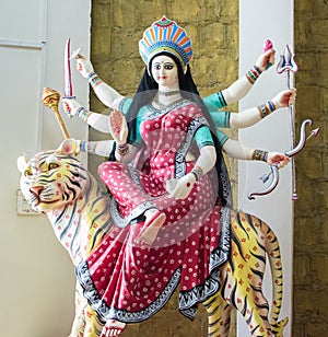 Hindu Deity Devi KUSHMANDA Idol
