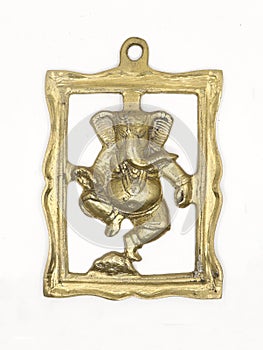 hindu elephant god ganesha dancing statue