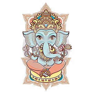 Hindu elephant head God Lord Ganesh.