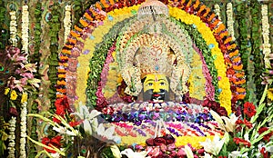 Hindu God Khatu Shyam in Rajasthan photo