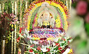 Hindu God Khatu Shyam in Rajasthan photo