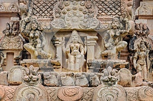 Hindu God Statue in Brihadeeswarar Temple
