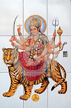 Hindu goddess Durga