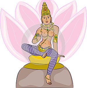 Hindu Goddess Lakshmi