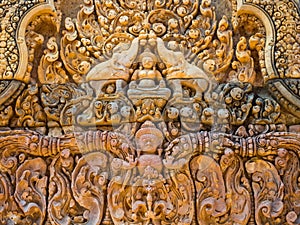 Hindu goddess Lakshmi - Banteay Srei