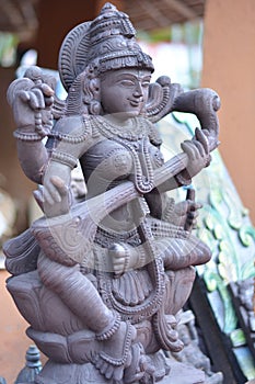 Hindu goddess-saraswati