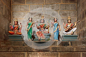 Hindu goddesses Parvati, Lashmi