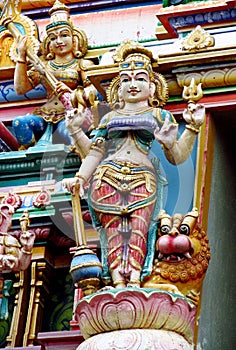 Hindu godess statue photo