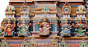 Hindu godess statues