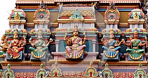 Hindu godess statues photo