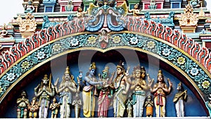 Hindu Gods statues photo