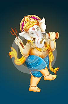 Hindu Lord Ganesha texture wallpaper background