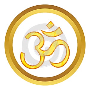 Hindu om symbol icon