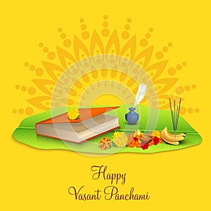 Hindu religion festival, Vasant Panchami celebration concept.