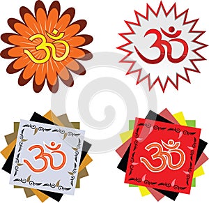 Hindu religion symbol OHM