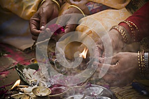 Hindu religious ceremony on the occasion of Shivaratri, Nepal photo