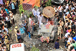 Hindu saint in annual parade